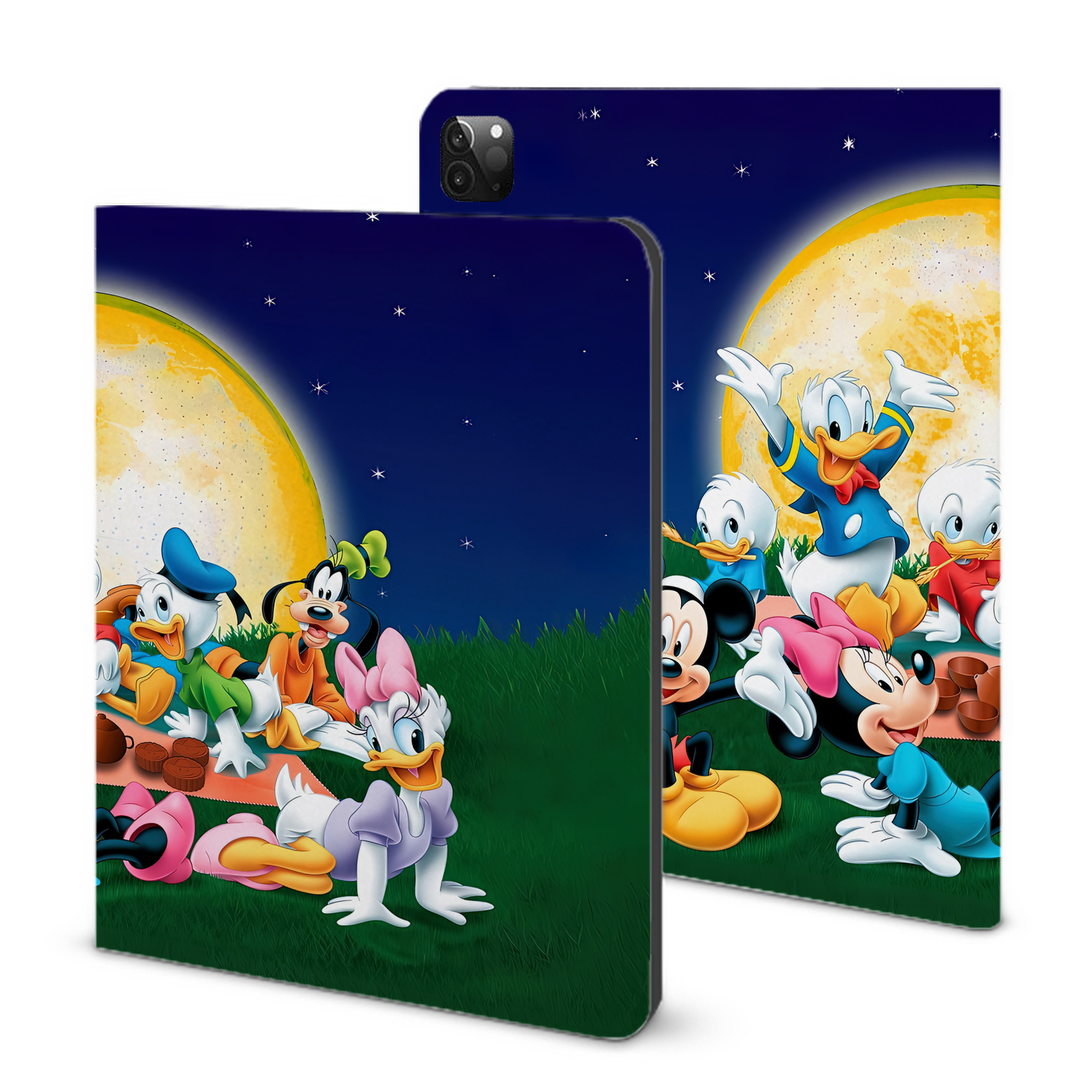 （画像用） ミッキーマウス Mickey Mouse IPadケース ペンホルダー付き ブックスタイルデザイン